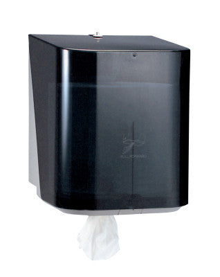In-Sight The Protector Center-Pull Dispensers, Wall, Plastic, Smoke