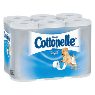 Ultra Soft Bath Tissue, 1-Ply, 165 Sheets/Roll