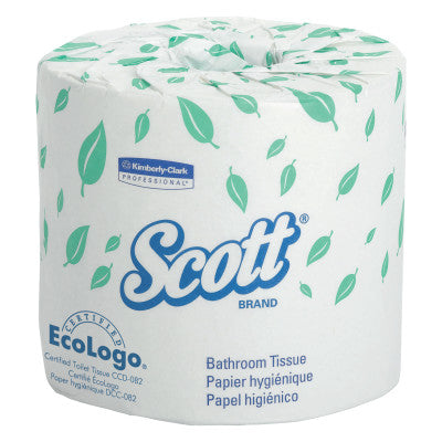 Scott Standard Roll Bathroom Tissue, 2-Ply, 550 Sheets/Roll