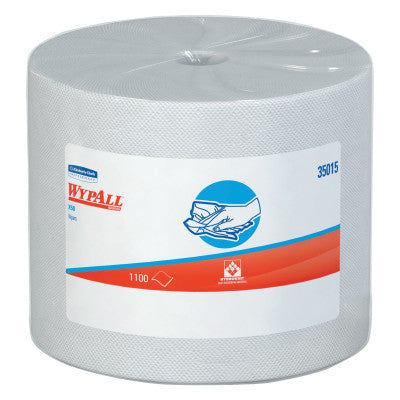 WypAll X50 Wipers, Jumbo Roll, White, 1,100 per roll