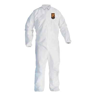 COVERALL WHT ELASTIC BACK/WRISTS/ANKLES 4XL