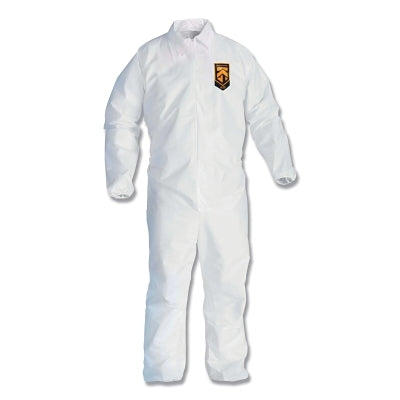 MEDIUM WHITE KLEENGUARDGEN. PROTECT COVERALL ZI