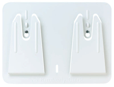 Access Wall Mount Wiper Dispensers, Wall, Steel, White