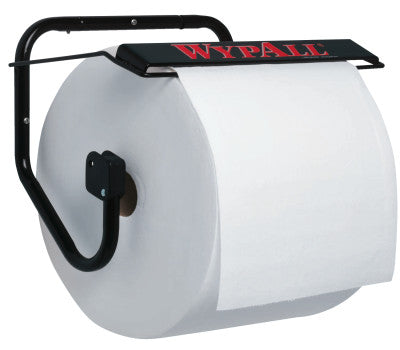 WypAll Jumbo Wiper Dispensers, Wall, Metal, Black