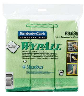 WypAll Microfiber Cloths, Green
