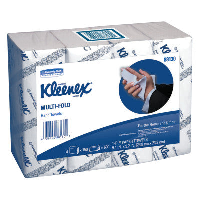 Multi-Fold Paper Towels,(4) 4PK Bundles, 9 1/5x9 2/5, White, 150/Pack