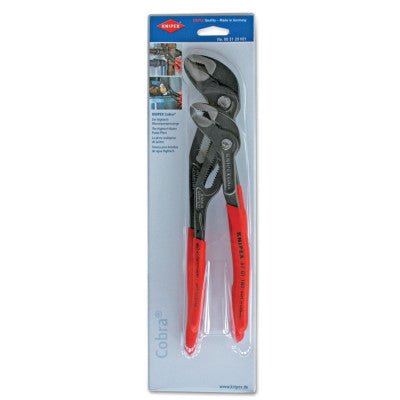 Cobra Water Pump Pliers Set, 7 in and 10 in Lengths, Hex Jaw