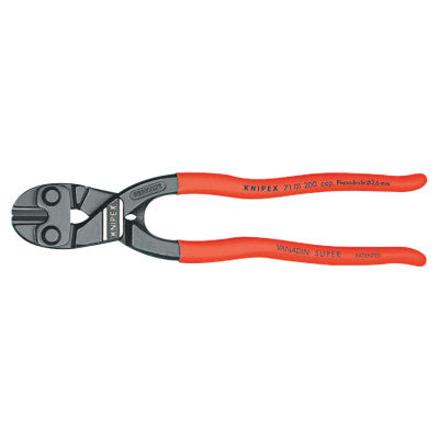 CoBolt Compact Bolt Cutter, 8 in, 1/4"; 7/32"; 3/16"; 1/8" Cutting Cap