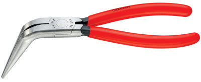 Mechanics' Pliers, 70 Bent, Flat Pointed, Vanadium Steel, 8 in