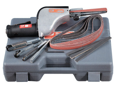 The Original Dynafile Abrasive Belt Machine Kit, 24" x 1/8"-1/2" Belts, 0.5 hp