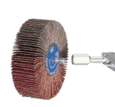 Mounted Flap Wheels, 1 in x 1 in, 60 Grit, 25,000 rpm