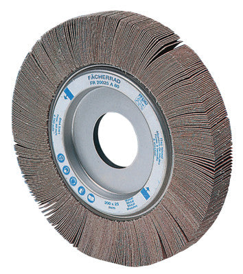 Arbor Hole Flap Wheels, 4 in x 1 in, 40 Grit, 9,500 rpm