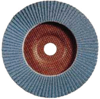 Type 27 POLIFAN SG Flap Discs, 4 1/2", 40 Grit, 7/8 Arbor, 13,300 rpm, Zirconia