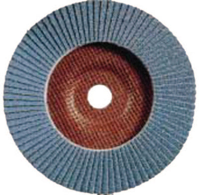 Type 29 POLIFAN SG Flap Discs, 4 1/2", 40 Grit, 7/8 Arbor, Zirconia