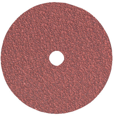 Ceramic Coated-Fiber Discs, 7 in Dia., 80 Grit