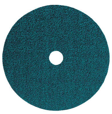 Zirconium Coated-Fiber Discs, Zirconia Alumina, 5 in Dia., 36 Grit