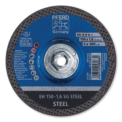 6" X .045" C-OFF WH  5/8-11 THR A 46 S SG TY27