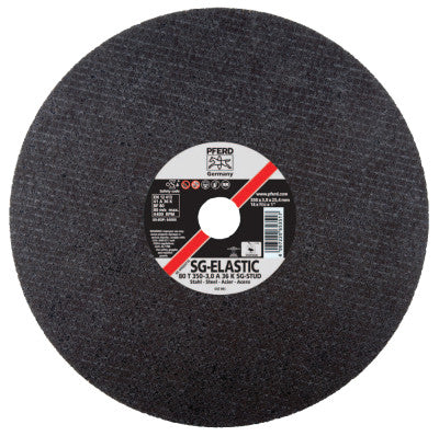 Chop Saw Wheel, 14 in Dia, 3/32 in Thick, 36 Grit Alum. Oxide