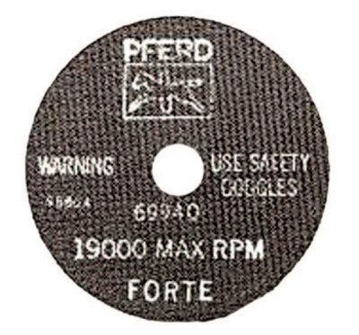 A-PSF Thin Cut-Off Wheel, Type 1, 4 in Dia, .04 in Thick, 60 Grit Alum. Oxide