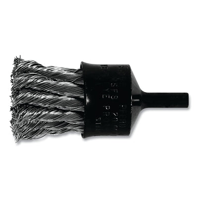 1" KNOT WIRE END BRUSH FLARED CUP .020 CS WIRE