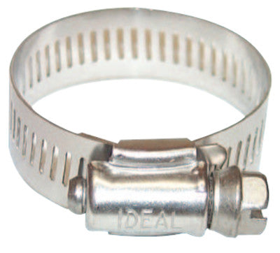 64 Series Worm Drive Clamp, 3/4" Hose ID, 1/2"-1 1/4" Dia, Stnls Steel 201/301