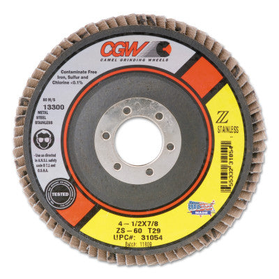 Cut-Off Wheel, Die Grinders, 3 in Dia, 1/16 in Thick, 3/8 in Arbor, 36 Grit