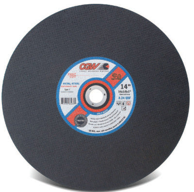 Stationary Saw Wheel, Fast Cut Type 1, 20 in Dia, 5/32 Thick, 24 Grit Alum.