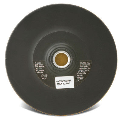 Hook and Loop Backing Pads, 5 in Diameter