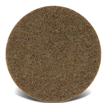 Surface Conditioning Discs, Hook & Loop, 7 in, 6,000 rpm, Brown, Extra Coarse