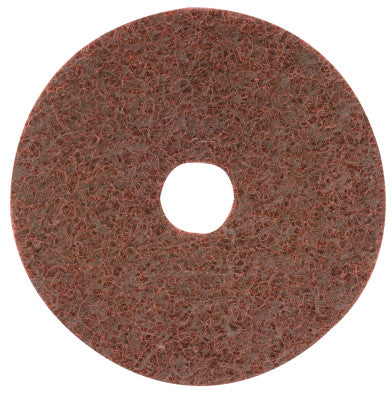 Surface Conditioning Disc, Hook & Loop w/ Arbor Hole, 5 in, 12,000 rpm, Maroon