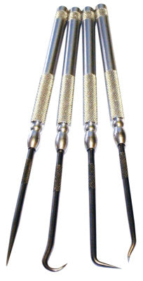 4 Piece Aluminum Handle Pick Set