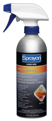 Liqui-Sol Citrus Cleaner Degreasers, 14 oz Trigger Spray Can