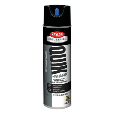 Quik-Mark Solvent-Based General Purpose Inverted Marking Paints,17oz, Asphalt Bk