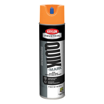 Quik-Mark APWA Solvent-Based Inverted Marking Paints/17oz Aerosol Can/Brt Orange