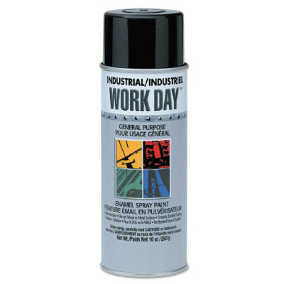 Industrial Work Day Enamel Paints, 16 oz Aerosol Can, Orange