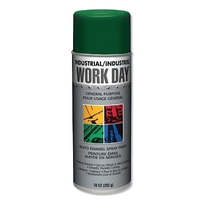 (12CAN/CASE) 16 OZ. WORKDAY ENAMEL PAINT GREEN