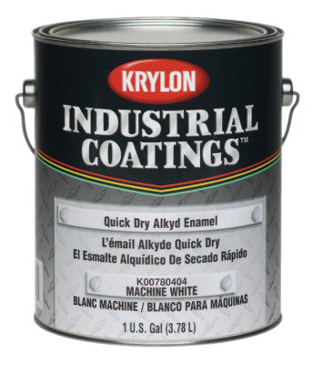 78 Series Quick Dry Alkyd Enamels, 1 Gallon Can, Flat Black