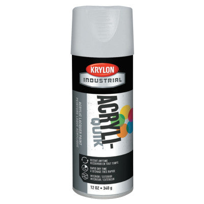 Interior/Exterior Industrial Maintenance Paints, 12 oz Aerosol Can, Glossy White