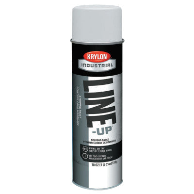 Line-Up Pavement Striping Paints, 18 oz Aerosol Can, Highway White