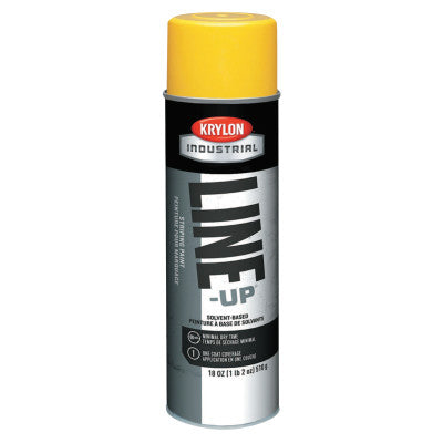 Line-Up Pavement Striping Paints, 18 oz Aerosol Can, Highway Yellow