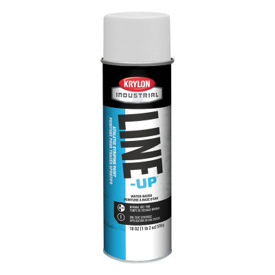 Line-Up Athletic Field Striping Paints, 17 oz Aerosol Can, Athletic White