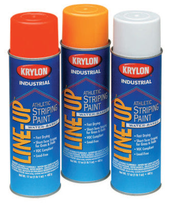 Line-Up Athletic Field Striping Paints, 17 oz Aerosol Can, Athletic Orange