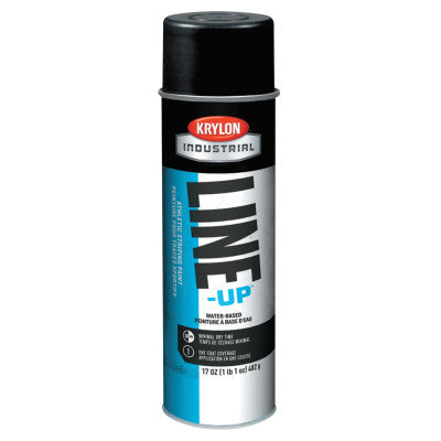 Line-Up Athletic Field Striping Paints, 17 oz Aerosol Can, Black