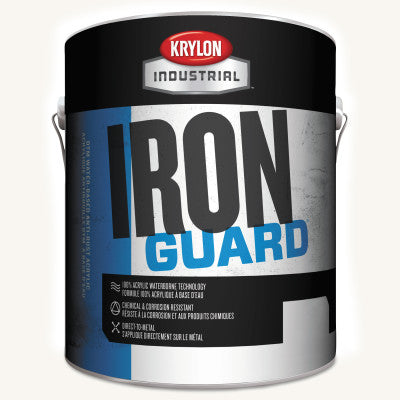 IRON GUARD Water-based Acrylic Enamels, 1 gal, Yellow