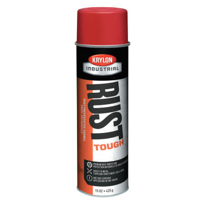 Rust Tough Aerosol Enamels, 15 oz Aerosol Can, Safety Red (OSHA), Gloss