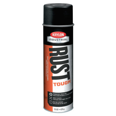 Rust Tough Aerosol Enamels, 20 oz Aerosol Can, Semi-Gloss Black, Semi-Gloss