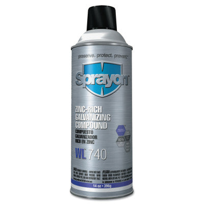 Zinc-Rich Cold Galvanizing Compound, 16 oz Aerosol Can