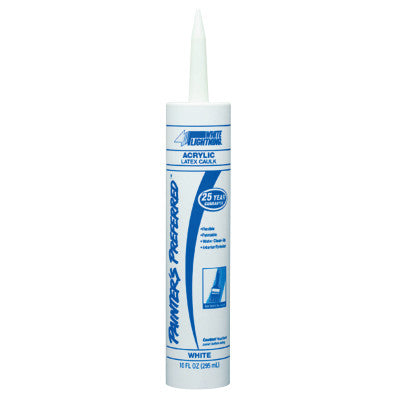 Painter's Preferred Caulks, 10 oz Cartridge, White