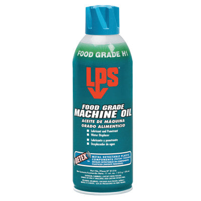 LPS Food Grade Machine Oil, 16 oz, Aerosol Can