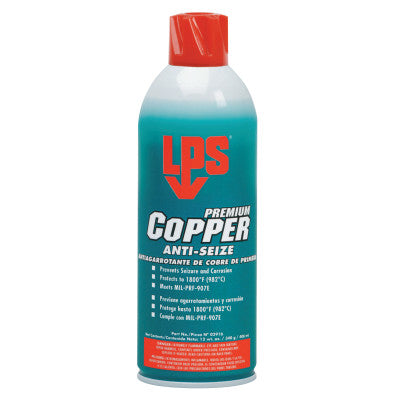 Copper Anti-Seize Lubricants, 12 oz Aerosol Can